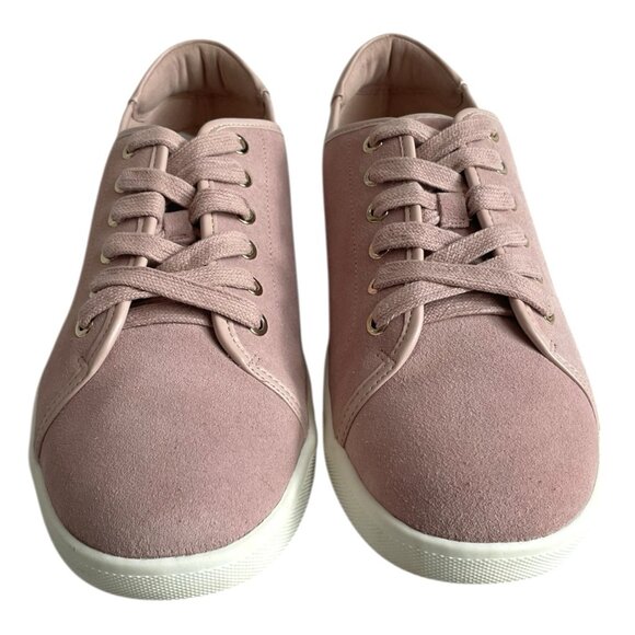 Vionic Sunny Brinley Women's Blush Pink Suede Lace-Up Casual Comfort Shoes Sz 11 - Picture 5 of 9